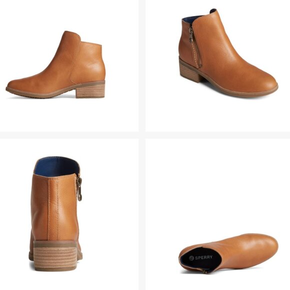 Sperry's Seaport Storm Water Resistant Leather Boot - Picture 1 of 1